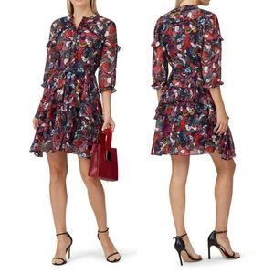 Saloni Tilly Multicolor Silk Dress